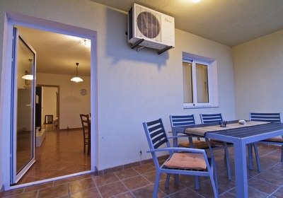 apartment beige, balcony with sea view